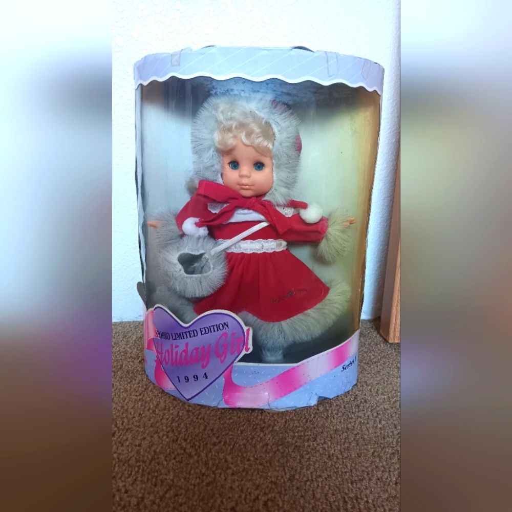 Vintage Shopko Holiday Girl Elizabeth Doll 1994 Special Edition Series 1